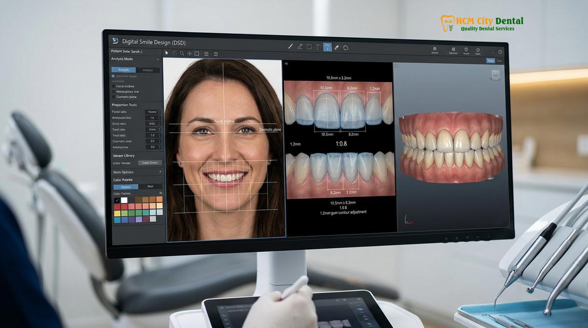 Digital Smile Design (DSD) allows for precise, predictable aesthetic planning before any treatment begins.